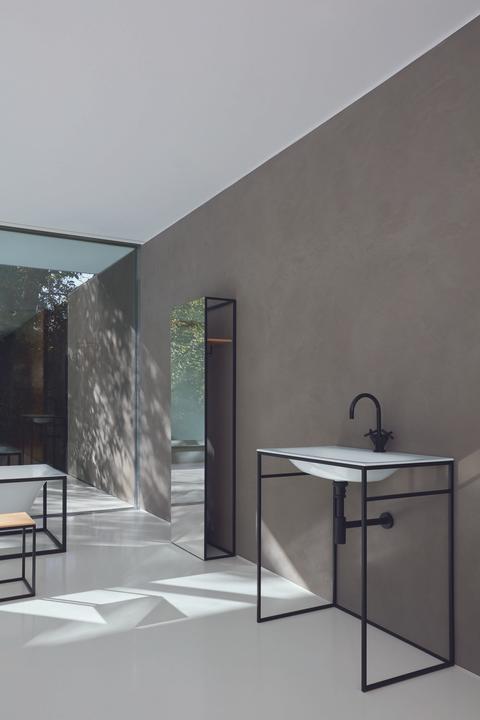 Produktbild Bette Lux Shape Einbau-Waschtisch für Waschtisch-Gestell, ohne Hahnloch, A172 1000 x 495 mm (495 mm, 1000 mm)