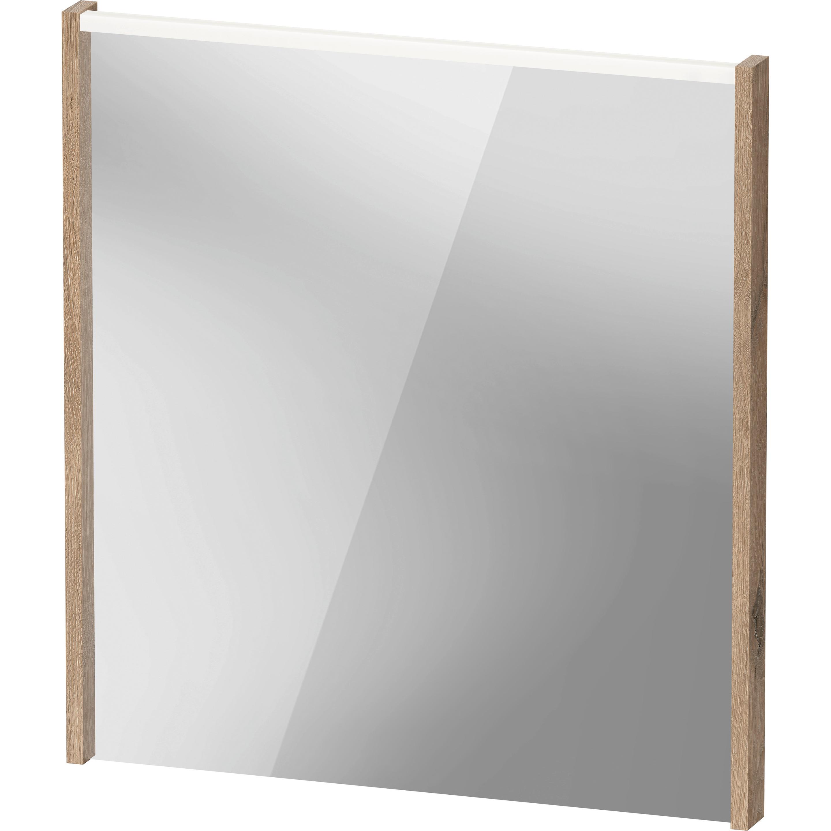 Duravit, Spiegelschrank, D-Code Spiegel, LED-Lichtfeld oben, 650x700mm, externer Lichtschalter notwendig, 5 W