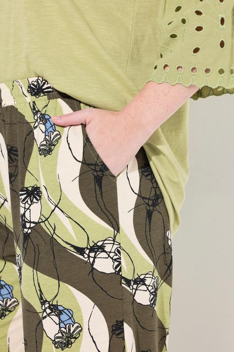 Immagine prodotto Ulla Popken culotte in jersey, motivo a onde, gamba ampia, cotone biologico (42, 44)