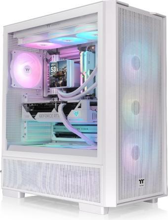 Actual product image Thermaltake Tt S380 TG ARGB Snow White (ATX, mATX, Mini-ITX)