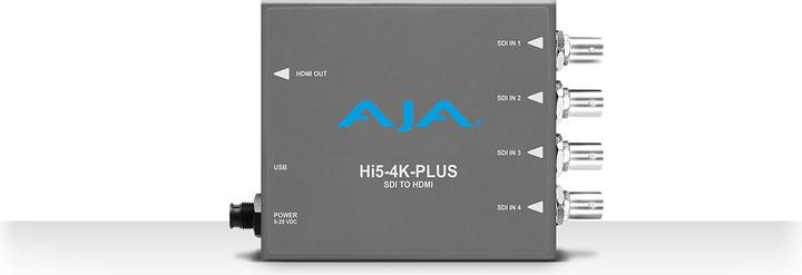 AJA Hi5-4K-Plus Convertisseur vidéo et audio 3G-SDI vers HDMI