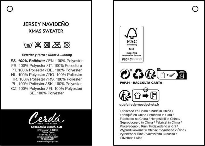 Produktbild Bluey Unisex Pullover Christmas Hellblau (74)