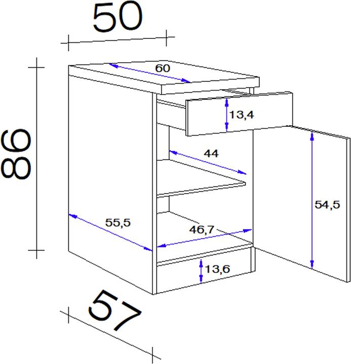 Immagine prodotto Lipo Alba (50 x 57 x 86 cm)