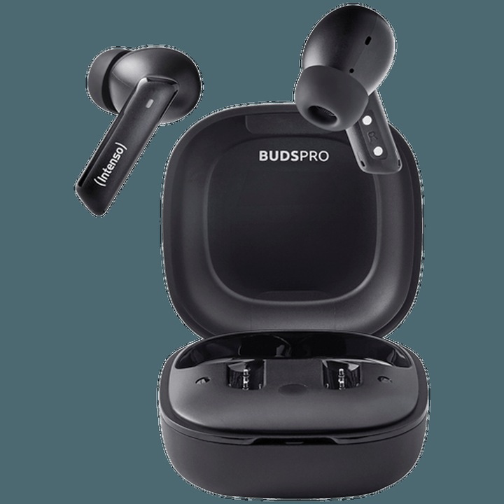 Image du produit Intenso Casque True Wireless Buds Pro T500AE noir (ANC, 9 h, Sans fil)