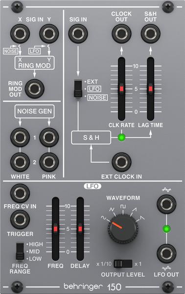 Actual product image Behringer 150 RING MOD/NOISE/S&H/LFO Moduł syntezatora modularnego