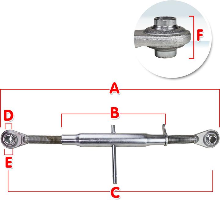 Produktbild Dema Oberlenker 625 | Kat 1