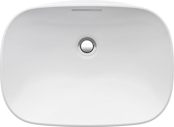 Laufen INO Einbauwaschtisch, ohne Hahnloch, mit Überlauf, 500x365mm, H817302 (360 mm, 500 mm)