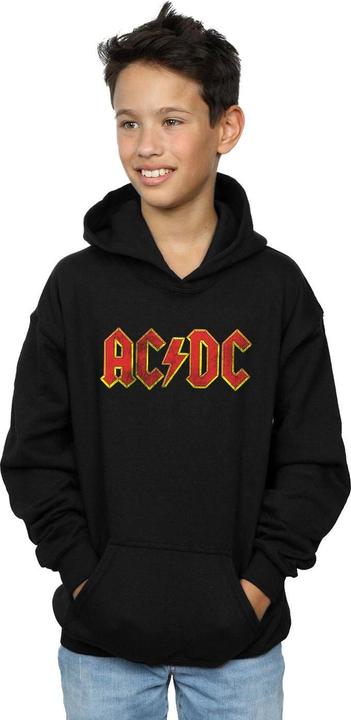 Immagine prodotto AC/DC Felpa con cappuccio Logo Distressed Boys (152, 158)