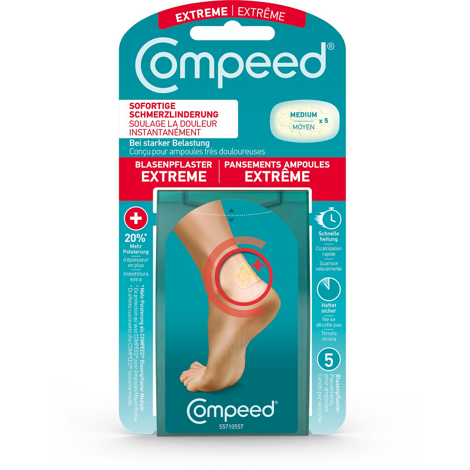 Thumbnail - Compeed, Pflaster, Blasenpflaster medium Extreme (5 x)