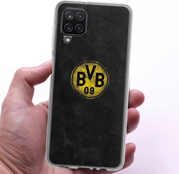 Produktbild DeinDesign Silikon Hülle für Samsung Galaxy A12 Handyhülle Case Smartphone Schutzhülle BVB Borussia Dortmund (Samsung Galaxy A12)