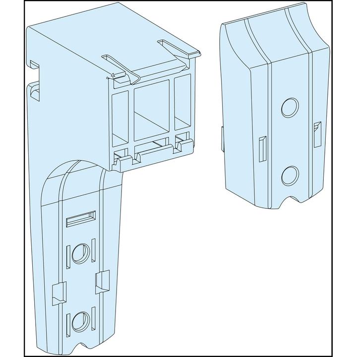Actual product image Schneider PrismaSeT-P, cable duct support, horizontal, adjustable,(10pcs) LVS04256