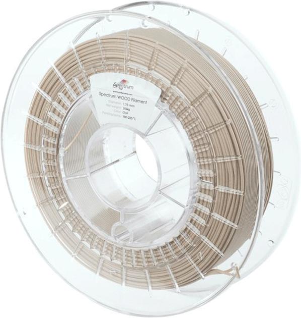 Produktbild Filament PLA WOOD Oak 0.5kg 1.75mm (PLA, 1.75 mm, 500 g, Braun)