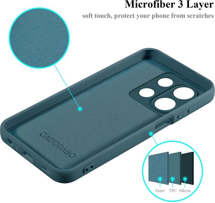 Produktbild Cadorabo Hülle für Redmi Note 13 5G Global TPU im Liquid Schutz Silikon Design (Xiaomi Redmi Note 13 5G)