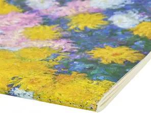 Image du produit Paperblanks Cahier de notes Chrysanthèmes A4, ligné, multicolore (A4, À rayures, Couverture souple)