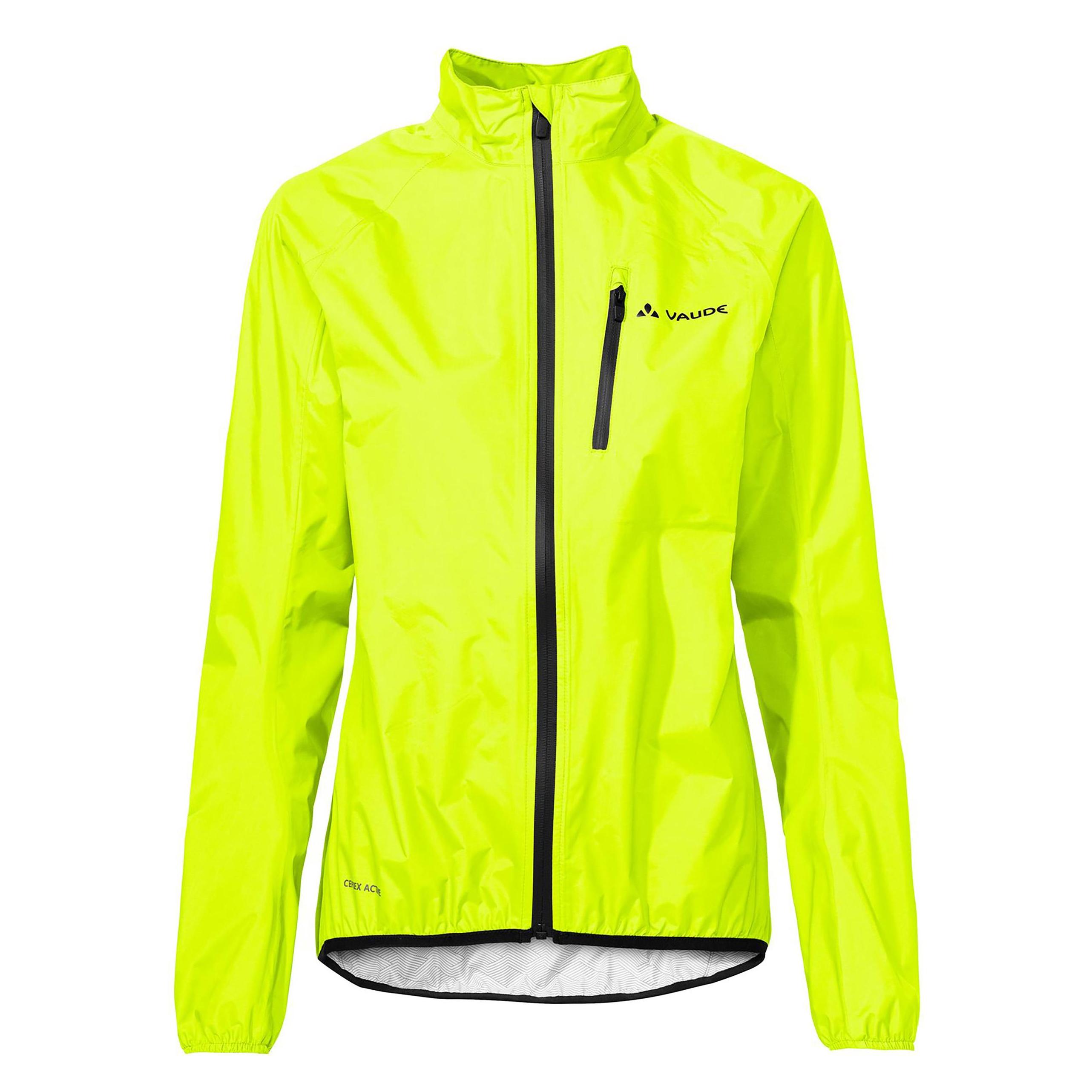 Vaude, Damen, Velojacke, Drop Jacket Iii (38, S), Gelb, 38, S