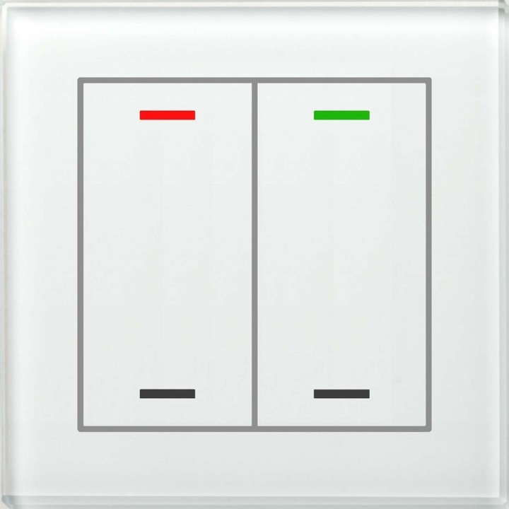 Produktbild MDT BE-GTL20W.01 Glastaster II Light