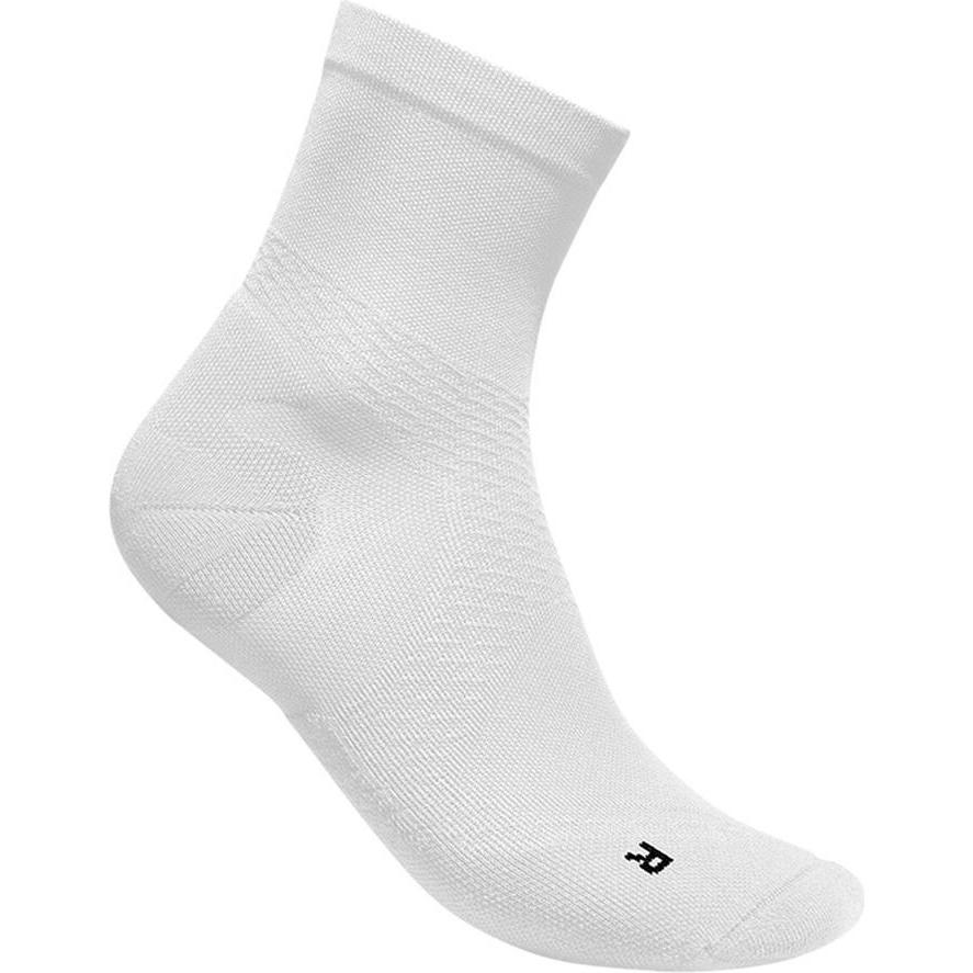 Bauerfeind, Damen, Sportsocken, Run Ultralight Mid Cut Socks Damen (38 - 40), Weiss