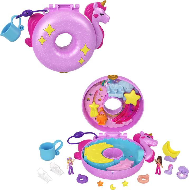 Produktbild Polly Pocket Einhorn Poolparty Schatulle