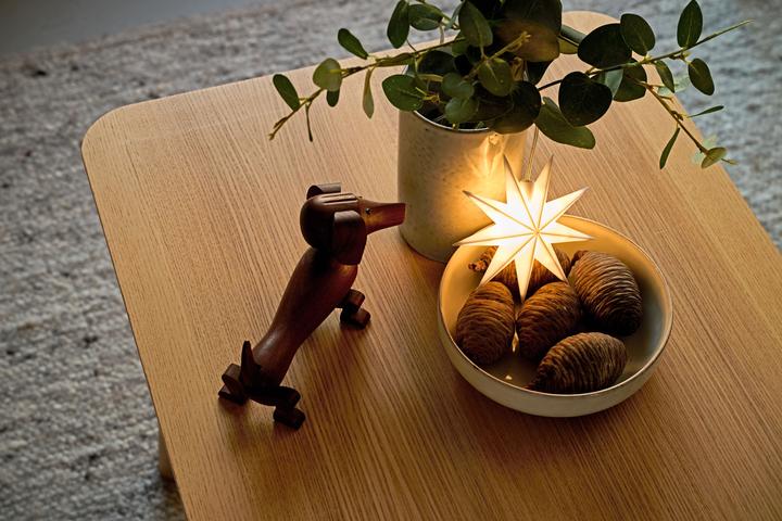 Produktbild Fensterstern 9 Zacken weiss