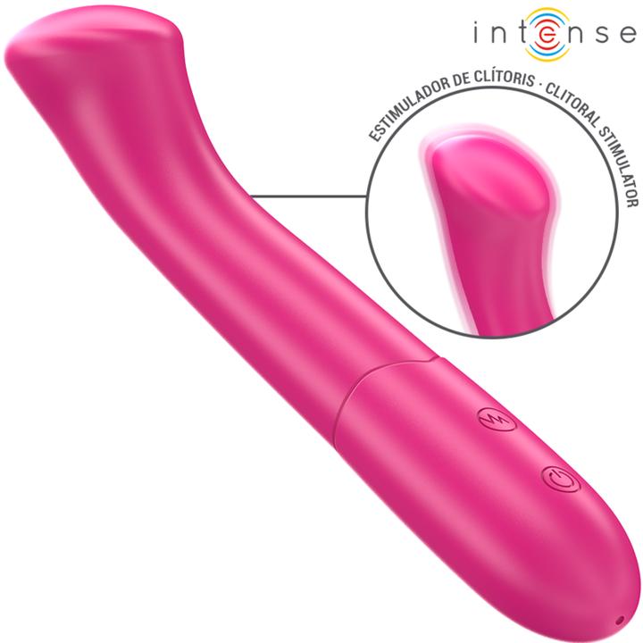 Intense Paty Vibrator 19 cm Flexibel 10 Vibraties Model 2 Roze