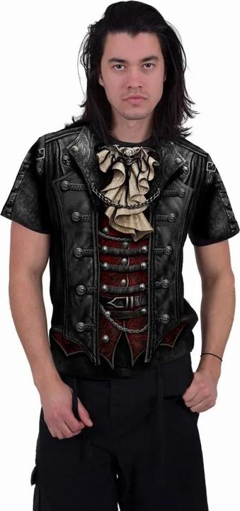 Produktbild Spiral Goth Wrap TShirt kurzärmlig (S)