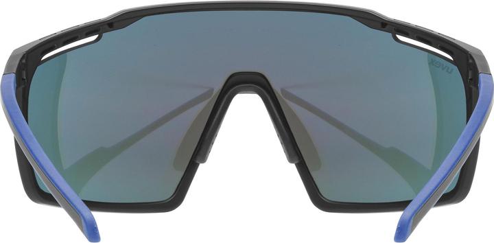Actual product image Uvex Mtn Perform (black-blue matt, mirror blue (S2))