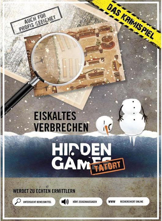 Actual product image Hidden Games Crime Scene - Ice Cold Crime (German, 1 - 6 Players)