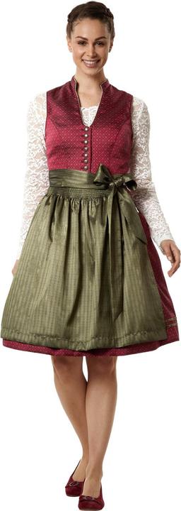 Dirndl Traditionnel Sarah 3 Pièces Pour Femme - Jupe à Pois, Corsage Et Tablier, Style Bavarois