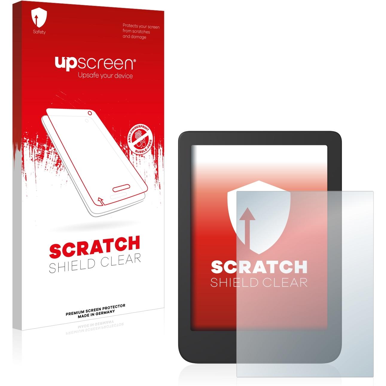 upscreen Scratch Shield Displayschutz (Tolino Shine 4), eReader Zubehör, Transparent