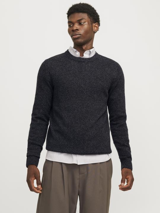 Produktbild Jack & Jones Einfarbig Strickpullover mit Rundhals Strickpullover mit Rundhals (XL)