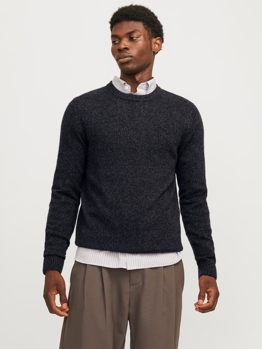 Image du produit Jack & Jones Unicolore Pull en maille à col rond Pull en maille à col rond (XL)