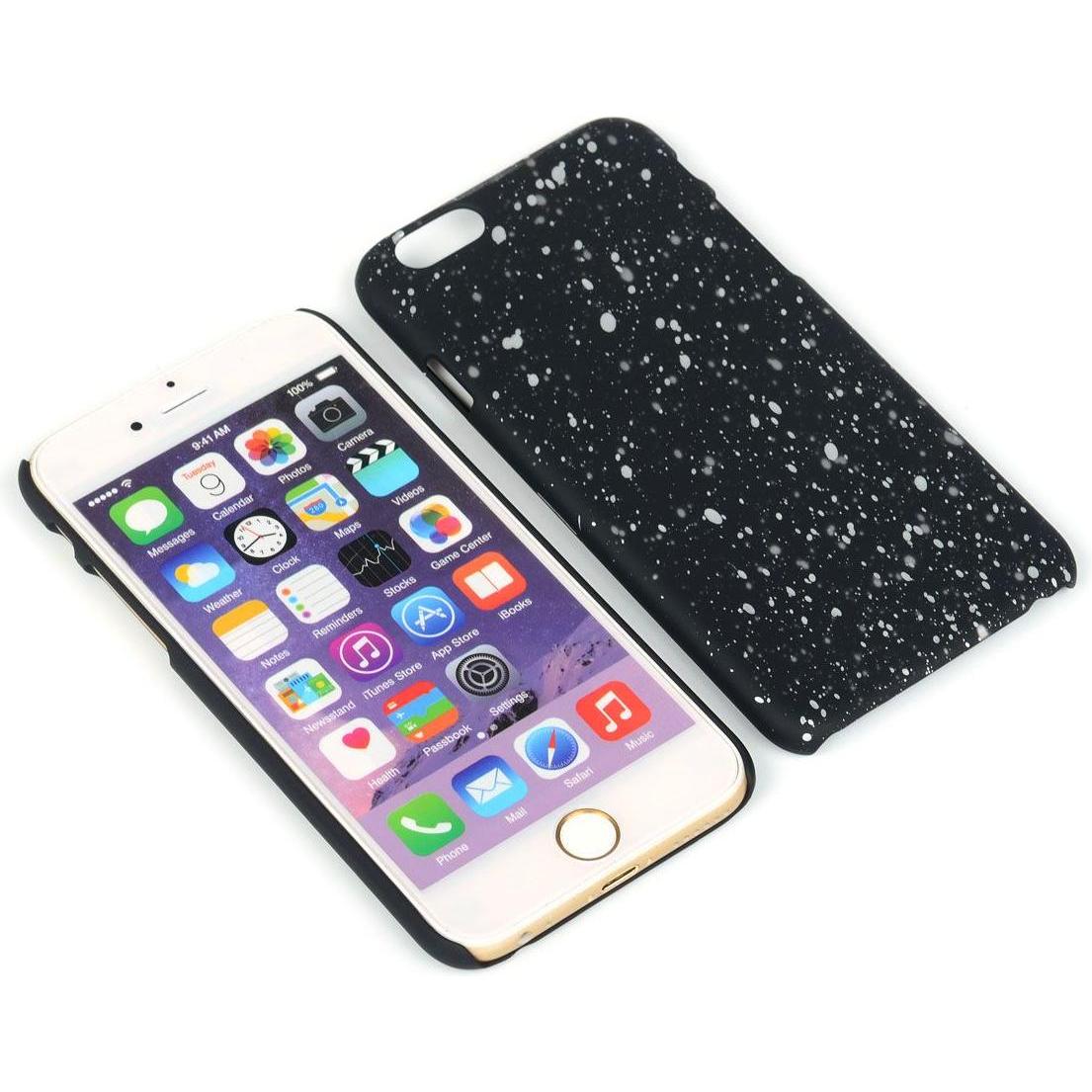 König Design Handy Hülle Schutz Case Bumper Schale Etuis für Apple iPhone 6 3D Sterne Weiss (Apple iPhone 6), Smartphone...