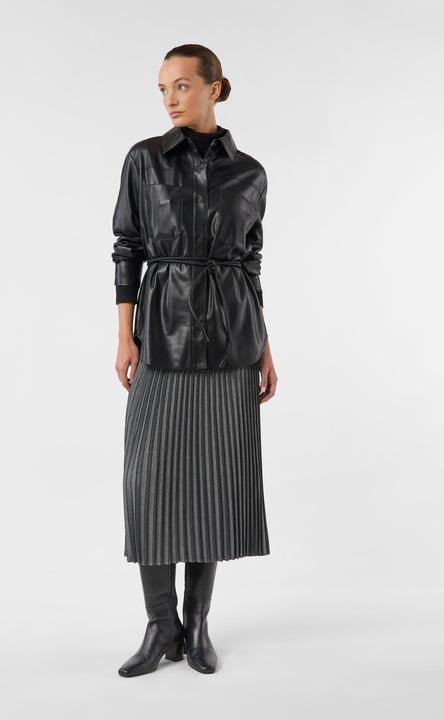 Produktbild Comma Rock Langer Plissee-Rock mit Elastikbund (32)