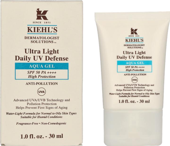 Produktbild Kiehl's Ultra Light UV Defense Aqua Gel Gel (SPF 50, 30 ml)