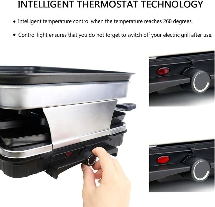 Image du produit HengBo Gril à raclette, 8 personnes