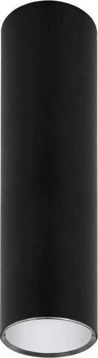 Actual product image EGLO 62566 TORTORETO LED ceiling light 1x21W Ø100mm black warm white