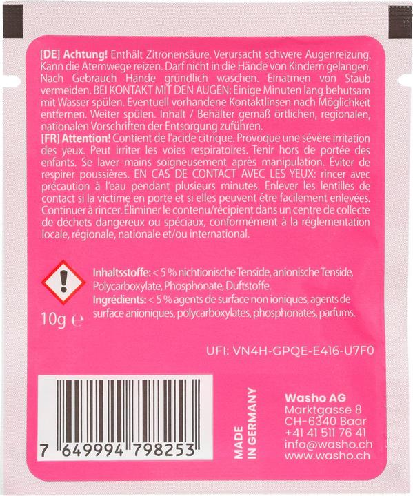 Nutritional values and ingredients Washo Surface cleaner plaster set