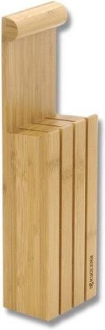 Actual product image Kyocera Bamboo knife block