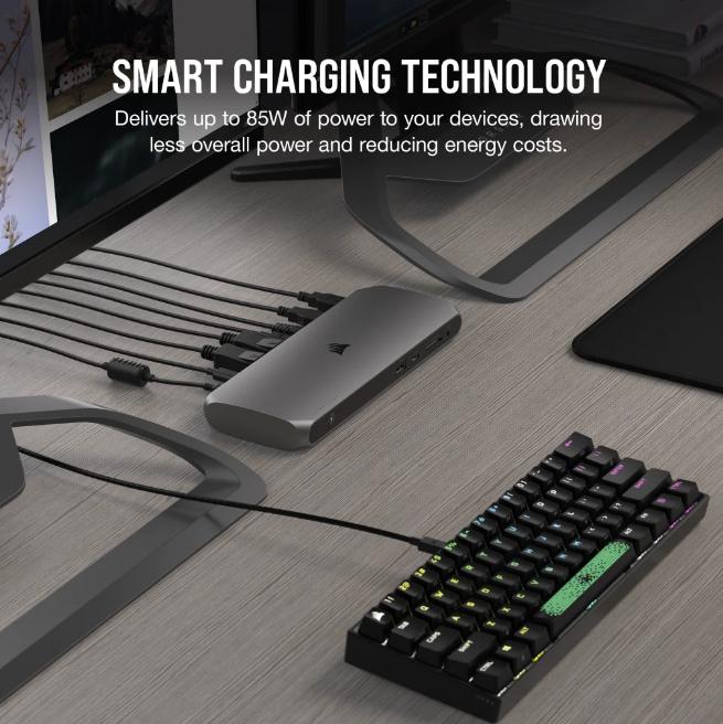 Actual product image Corsair TBT100 (Thunderbolt, 9 Ports)