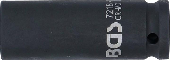 Produktbild BGS Kraft-Steckschlüssel-Einsatz Sechskant, tief Antrieb Innenvierkant 12,5 mm (1/2") SW 18 mm (18 mm)