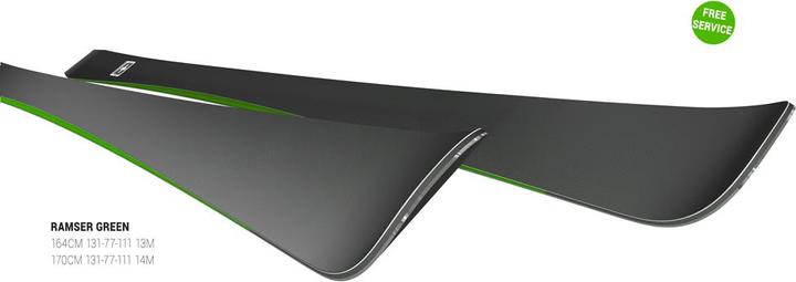 Image du produit Ramser Green (170 cm, Sans reliure)