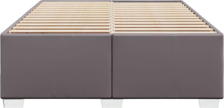 Actual product image vidaXL Faux leather bed frame (140 x 200)