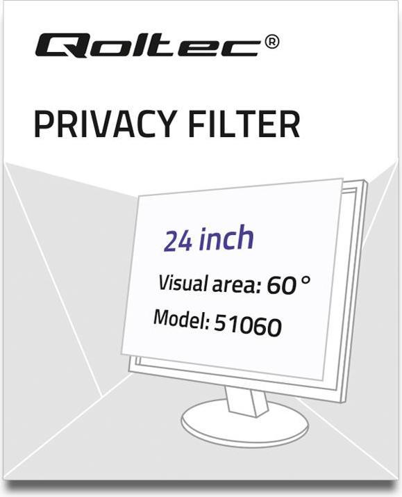 Immagine prodotto Qoltec Privacy (24", 16 : 9)