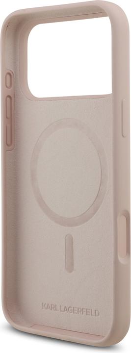 Image du produit Karl Lagerfeld Coque Liquid en silicone avec design tête Karl et Choupette compatible MagSafe (Apple iPhone 17 Pro Max)