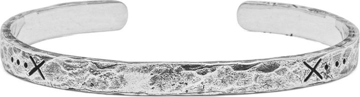 Immagine prodotto Haze & Glory Armband Armreif - Salvation gehämmert 925 Silber (18 cm, Argento 925)