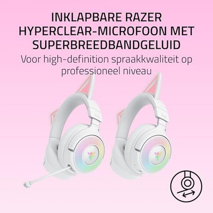 Actual product image Razer Kraken Kitty V3 Pro - White (Wireless)