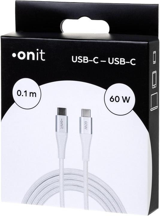 Produktbild Onit USB C – USB C (0.10 m, USB 3.0, 60 W)