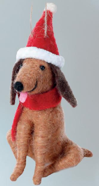 Produktbild Inge’s Glas Christmas Decor INGES CHRISTMAS DECOR Hänger Hund, Braun (1-teilig)