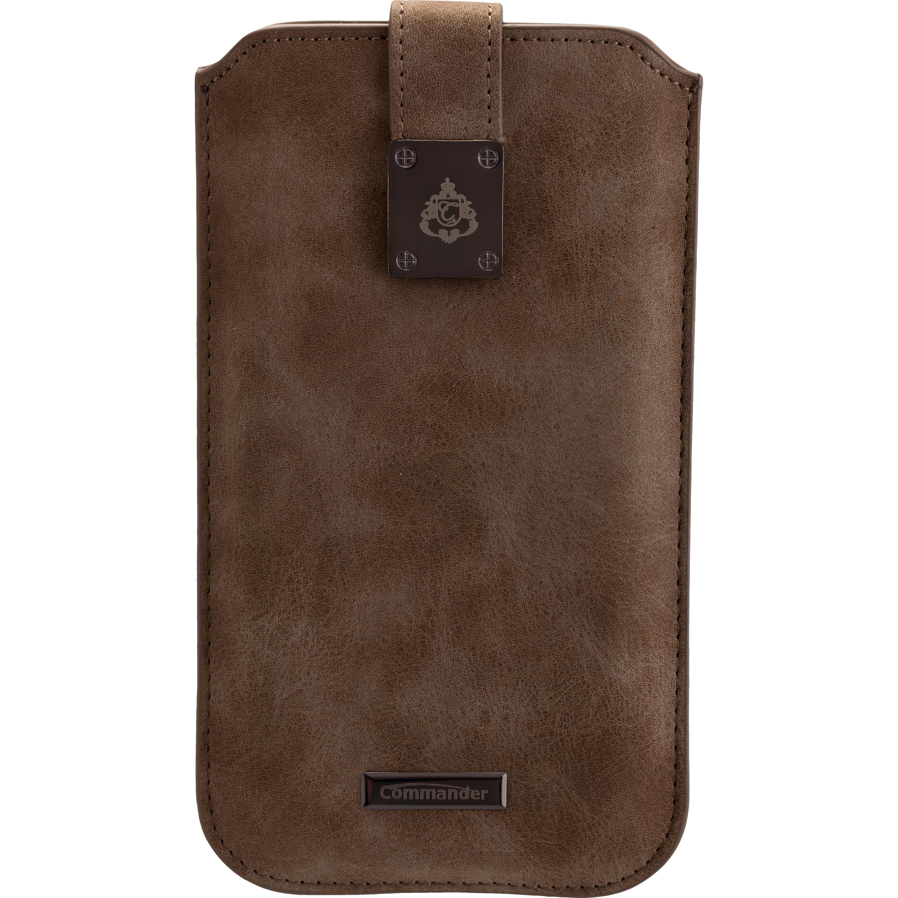 Peter Jäckel COMMANDER MILANO XXL5.2 Nubuk Gray, z.B. für Samsung G900 Galaxy S5/ Sony Xperia Z/ HTC One (M8) Inn (Samsu...