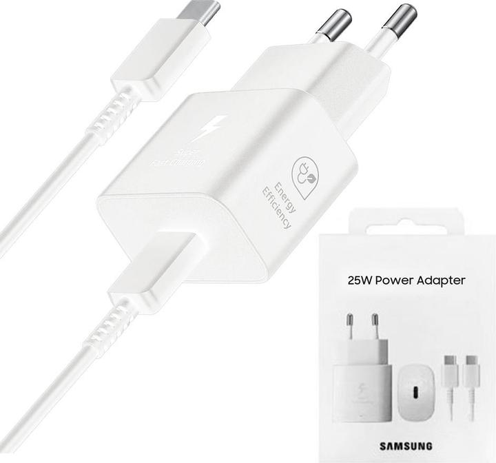 Actual product image Samsung Quick charge adapter with cable (25 W)